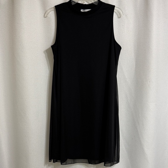 NWT Annalee + Hope Black Sleeveless  Dress. Size L - Picture 1 of 7